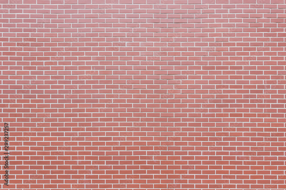 Wall of red brick Wall of red brick