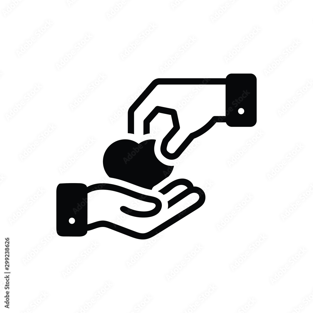 Black solid icon for give take Black solid icon for give take
