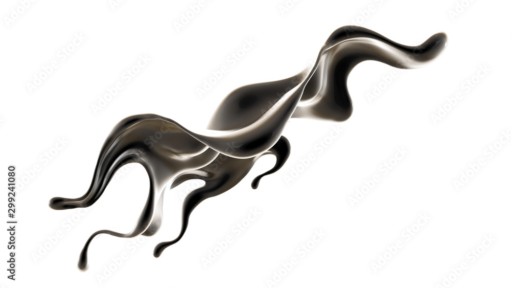 Splash fluid. 3d illustration, 3d rendering. Splash fluid. 3d illustration, 3d rendering.