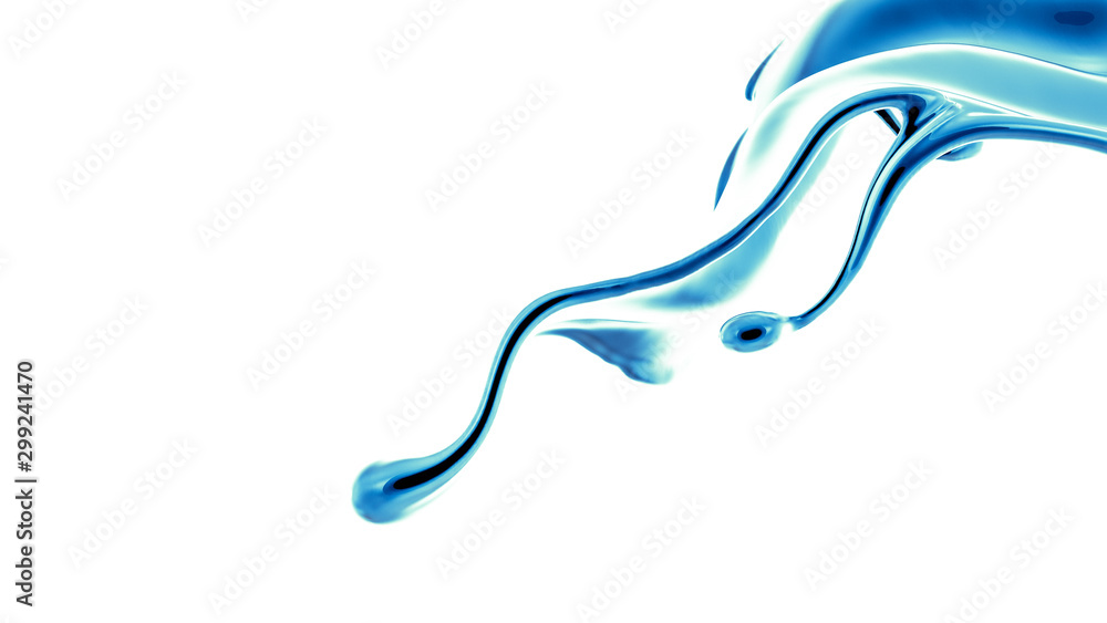 Splash fluid. 3d illustration, 3d rendering. Splash fluid. 3d illustration, 3d rendering.