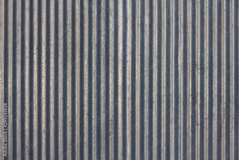Zinc background. close up to pattern texture vertical zinc sheet. Zinc vintage background view. - obrazy, fototapety, plakaty 