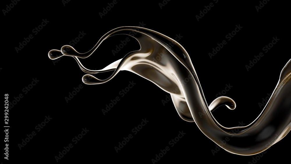Splash fluid. 3d illustration, 3d rendering. Splash fluid. 3d illustration, 3d rendering.