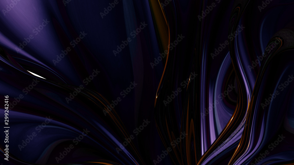 Bright background with a volumetric pattern and print. 3d illustration, 3d rendering. - obrazy, fototapety, plakaty 