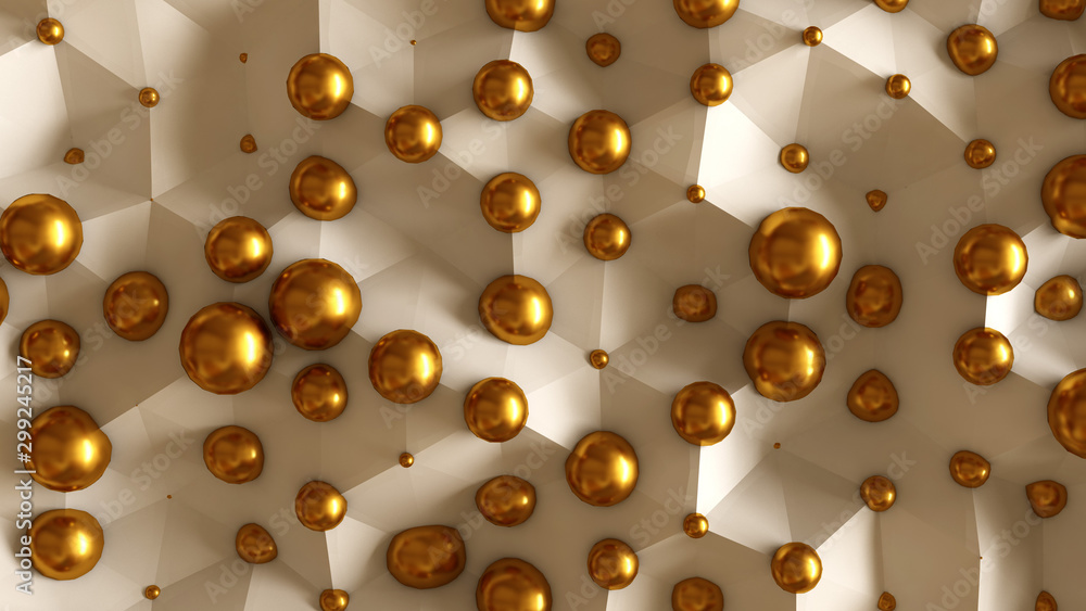 Obraz premium Interior pattern, architectural background. 3d illustration, 3d rendering.