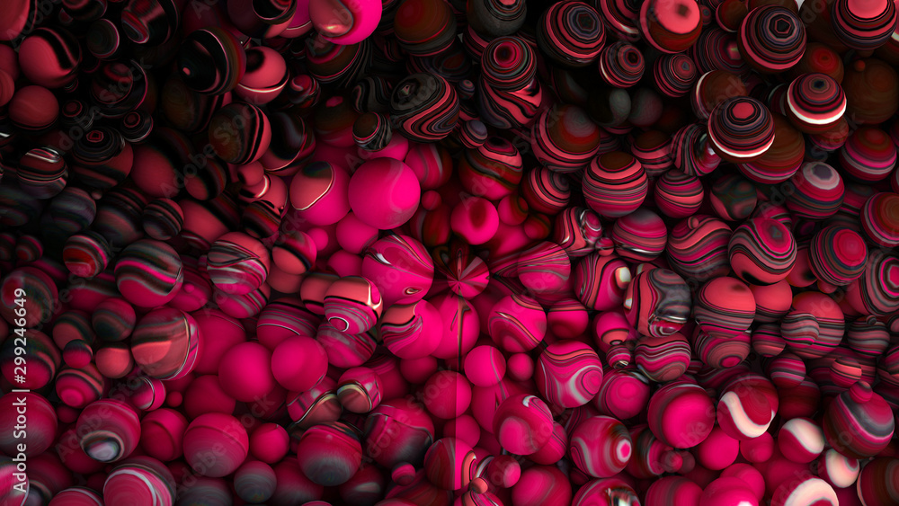 Bright background with a volumetric pattern and print. 3d illustration, 3d rendering. Bright background with a volumetric pattern and print. 3d illustration, 3d rendering.