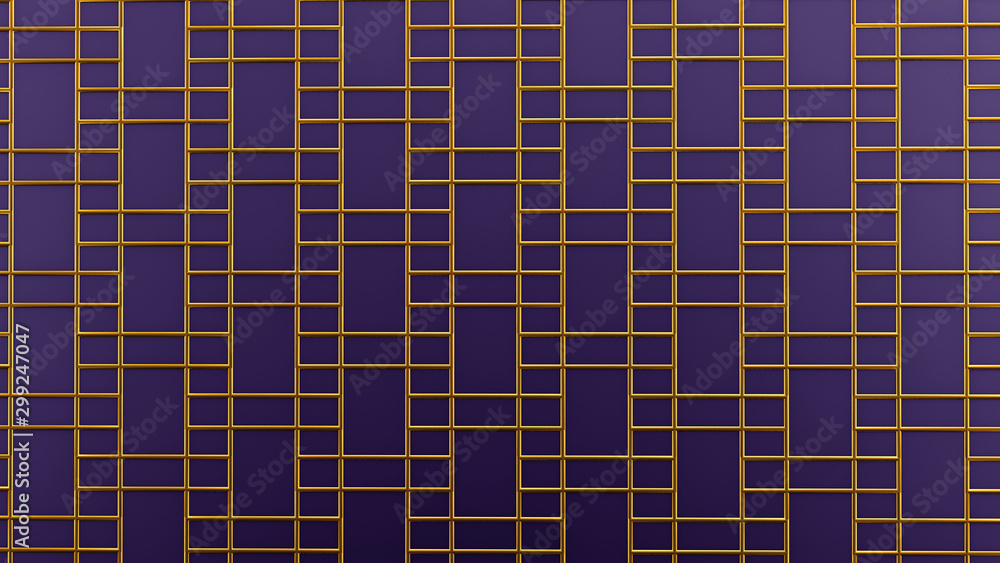 Obraz premium Interior pattern, architectural background. 3d illustration, 3d rendering.