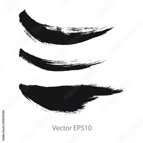 black brush stroke stripes 