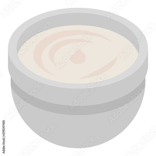 New mayonnaise sauce icon. Isometric of new mayonnaise sauce vector icon for web design isolated on white background