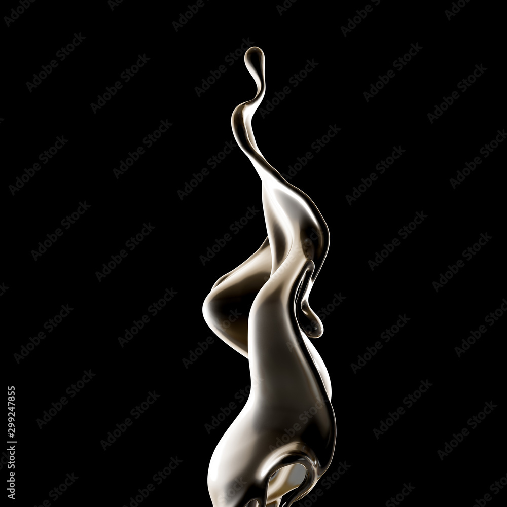 Splash fluid. 3d illustration, 3d rendering. Splash fluid. 3d illustration, 3d rendering.