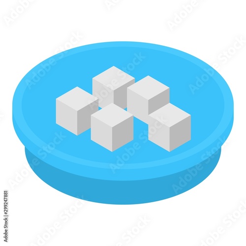 Turkish sweets icon. Isometric of turkish sweets vector icon for web design isolated on white background