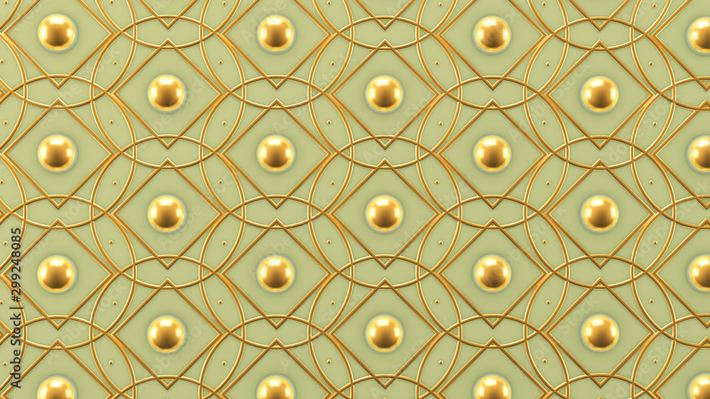 Fototapeta premium Interior pattern, architectural background. 3d illustration, 3d rendering.