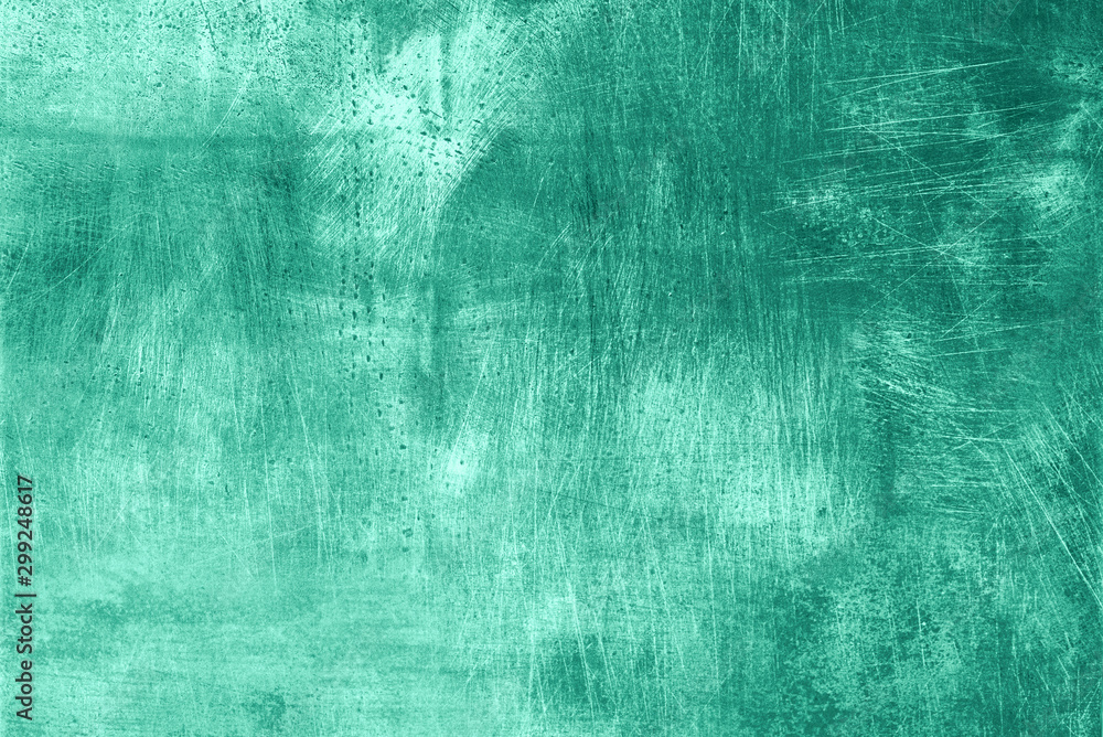 Abstract dark mint grunge texture with scratches, copy space. Banner. Trendy green and turquoise color. Concrete texture, stone background Abstract dark mint grunge texture with scratches, copy space. Banner. Trendy green and turquoise color. Concrete texture, stone background