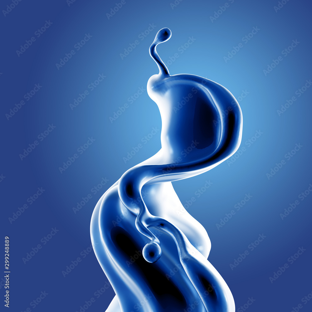 Splash fluid. 3d illustration, 3d rendering. Splash fluid. 3d illustration, 3d rendering.