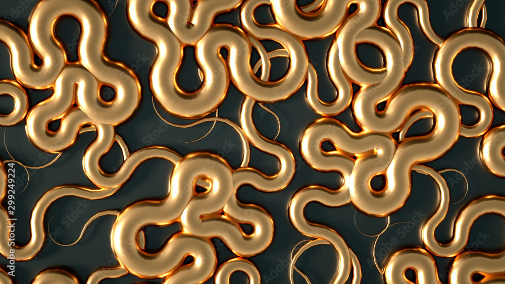 Golden wave background. 3d illustration, 3d rendering. Golden wave background. 3d illustration, 3d rendering.