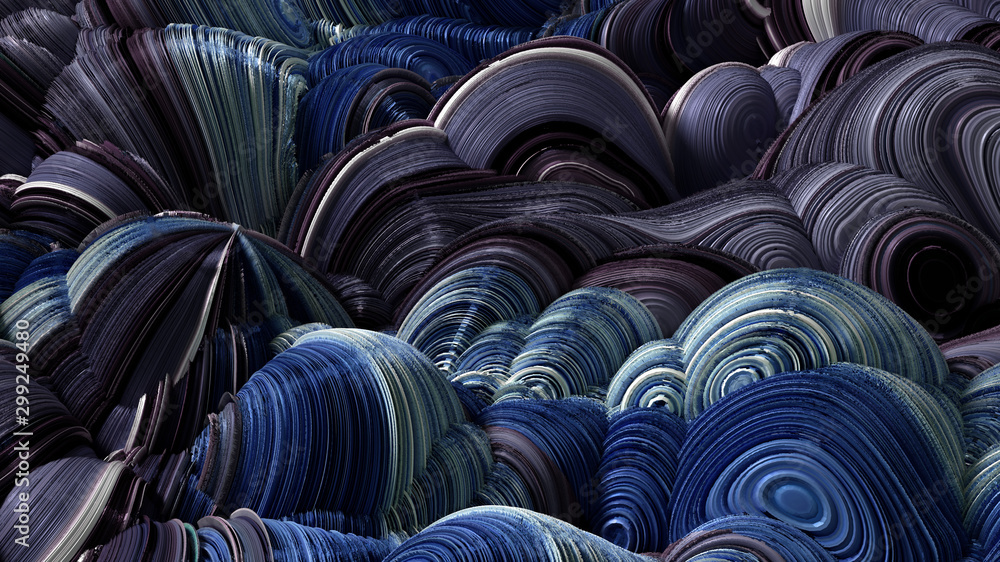 Obraz premium Soft, nice abstract background in bright colors. 3d illustration, 3d rendering.