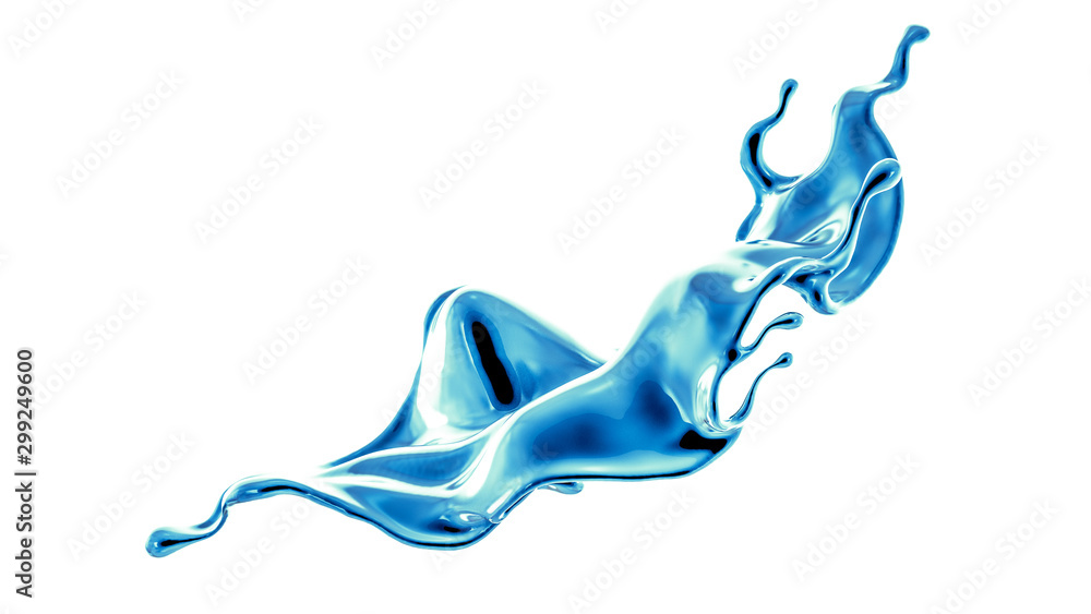 Splash fluid. 3d illustration, 3d rendering. Splash fluid. 3d illustration, 3d rendering.