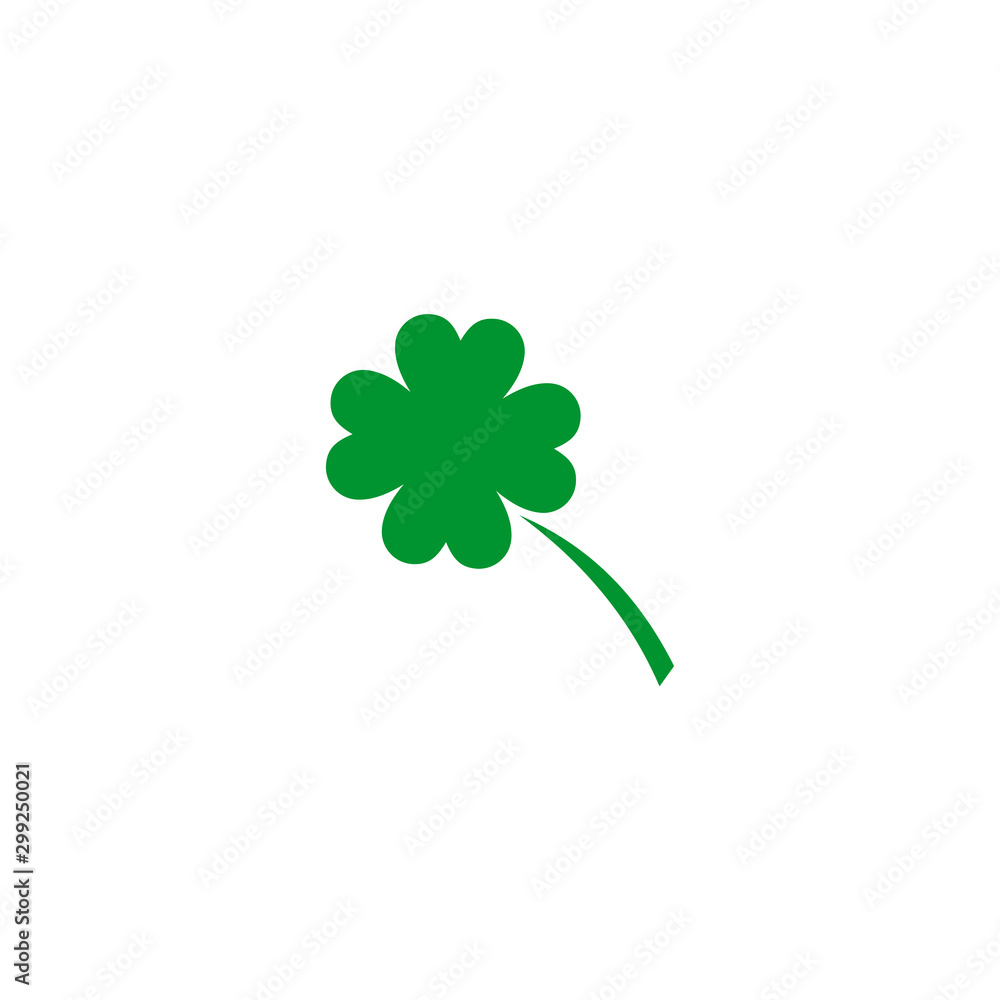 Clover leaf icon logo design vector template Clover leaf icon logo design vector template
