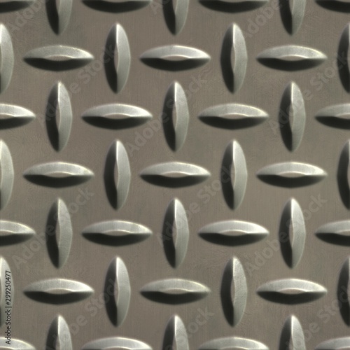 Metal floor plate backgroun...