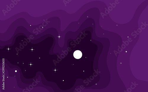 Light Purple  Pink vector layout with cosmic stars. Modern abstract illustration with Big Dipper stars. Pattern for futuristic ad  booklets.