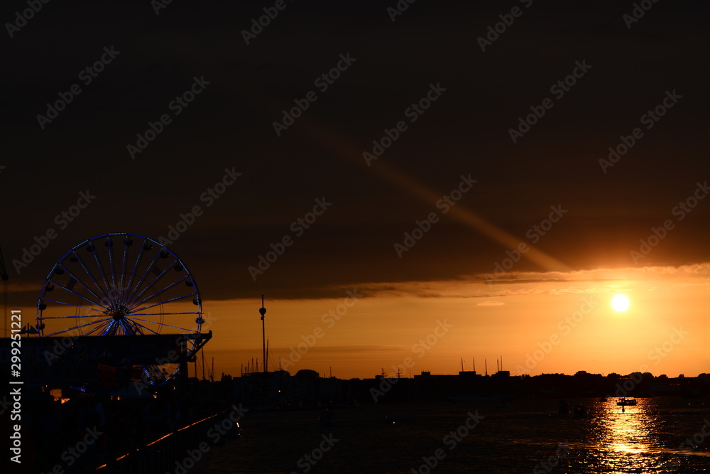 Hanse Sail Sunset