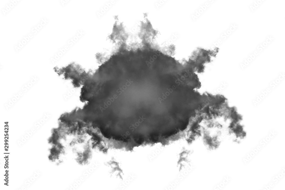 Cloud Isolated on white background,Smoke Textured,Abstract black Cloud Isolated on white background,Smoke Textured,Abstract black