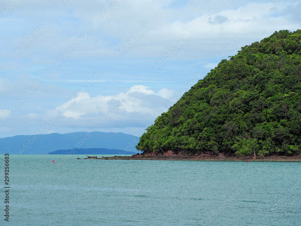 Naklejka premium Tropical sea , Koh yao yai , Thailand