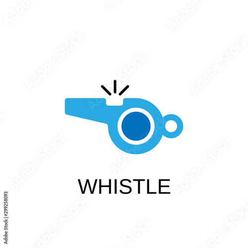 Whistle icon. Referee symbol design. Stock - Vector illustration can be used for web.