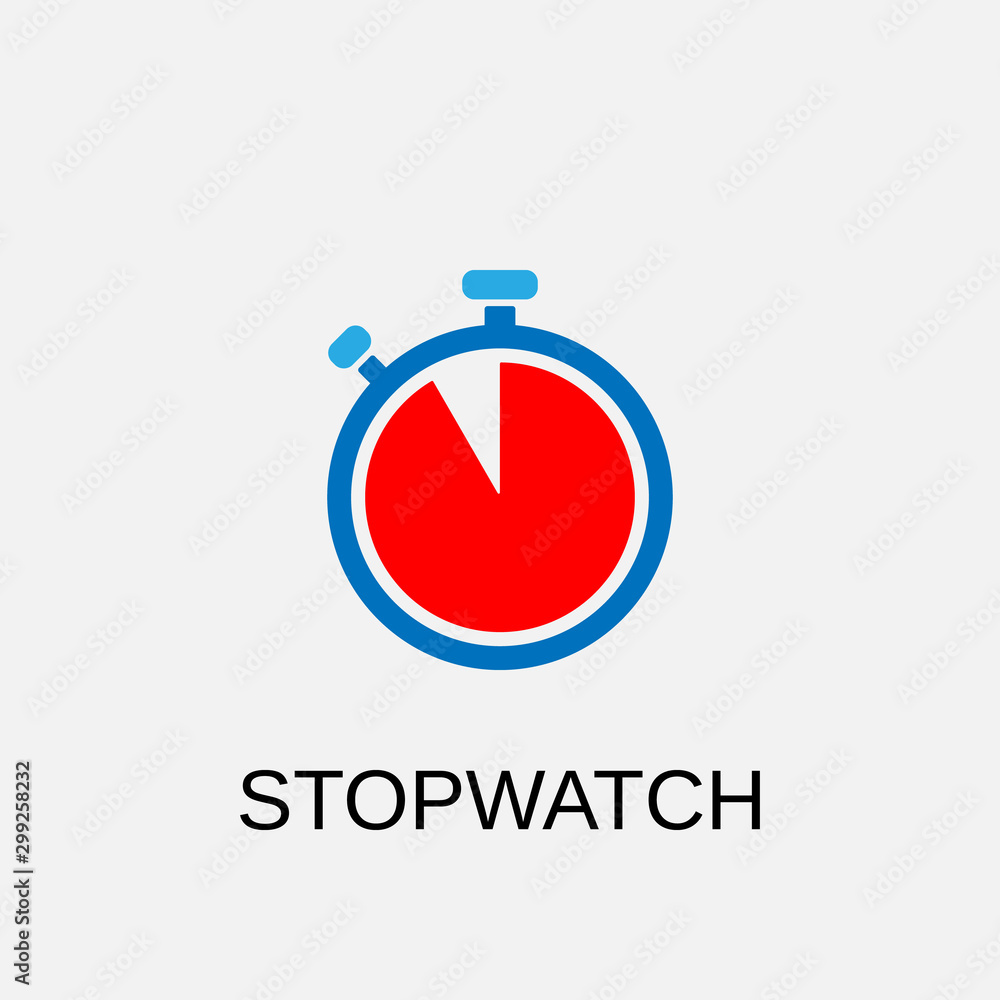 Stopwatch icon. Timer symbol design. Stock - Vector illustration can be used for web. Stopwatch icon. Timer symbol design. Stock - Vector illustration can be used for web.
