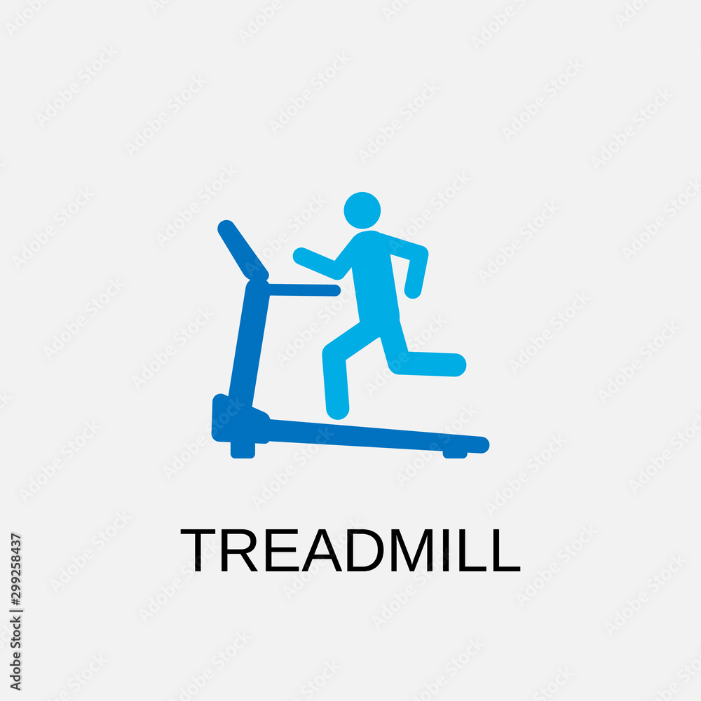 Treadmill icon. Run symbol design. Stock - Vector illustration can be used for web. Treadmill icon. Run symbol design. Stock - Vector illustration can be used for web.
