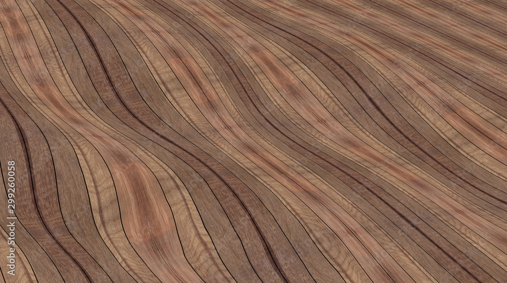 Wavy wood floor,Brown background Wavy wood floor,Brown background