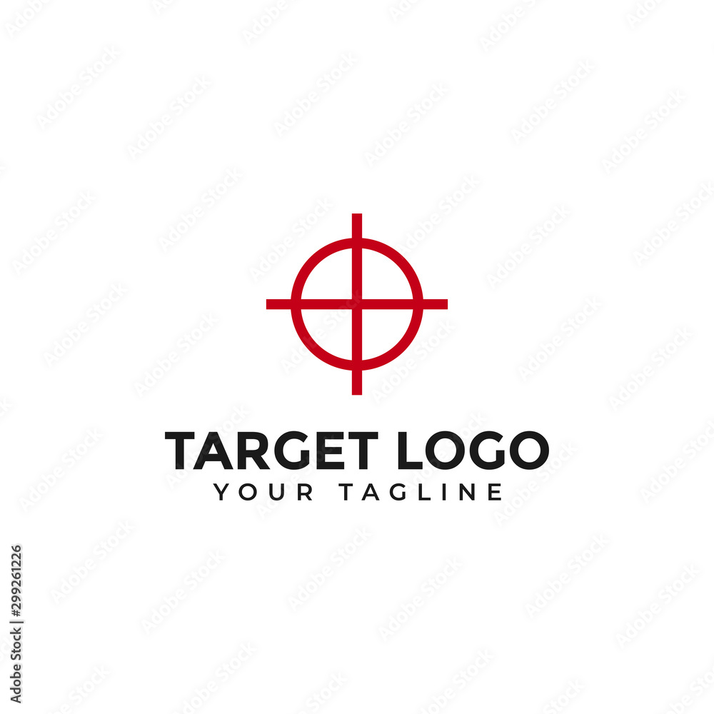 Target, Aim, Shot, Focus Logo Design Template Target, Aim, Shot, Focus Logo Design Template