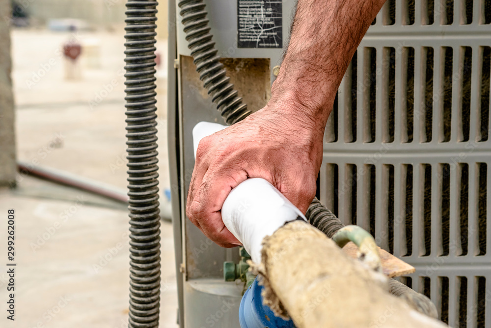 ice formation the AC compressor pipe cause of super cooling and it's