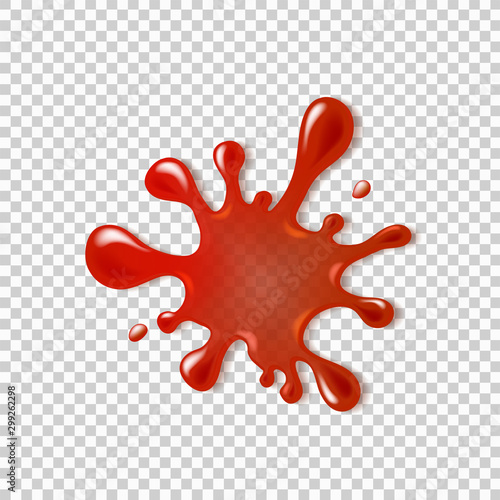 Realistic blood spatter
