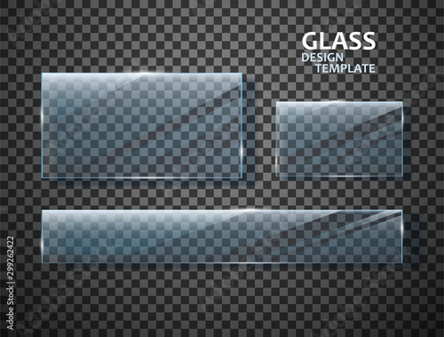 Glass plates set
