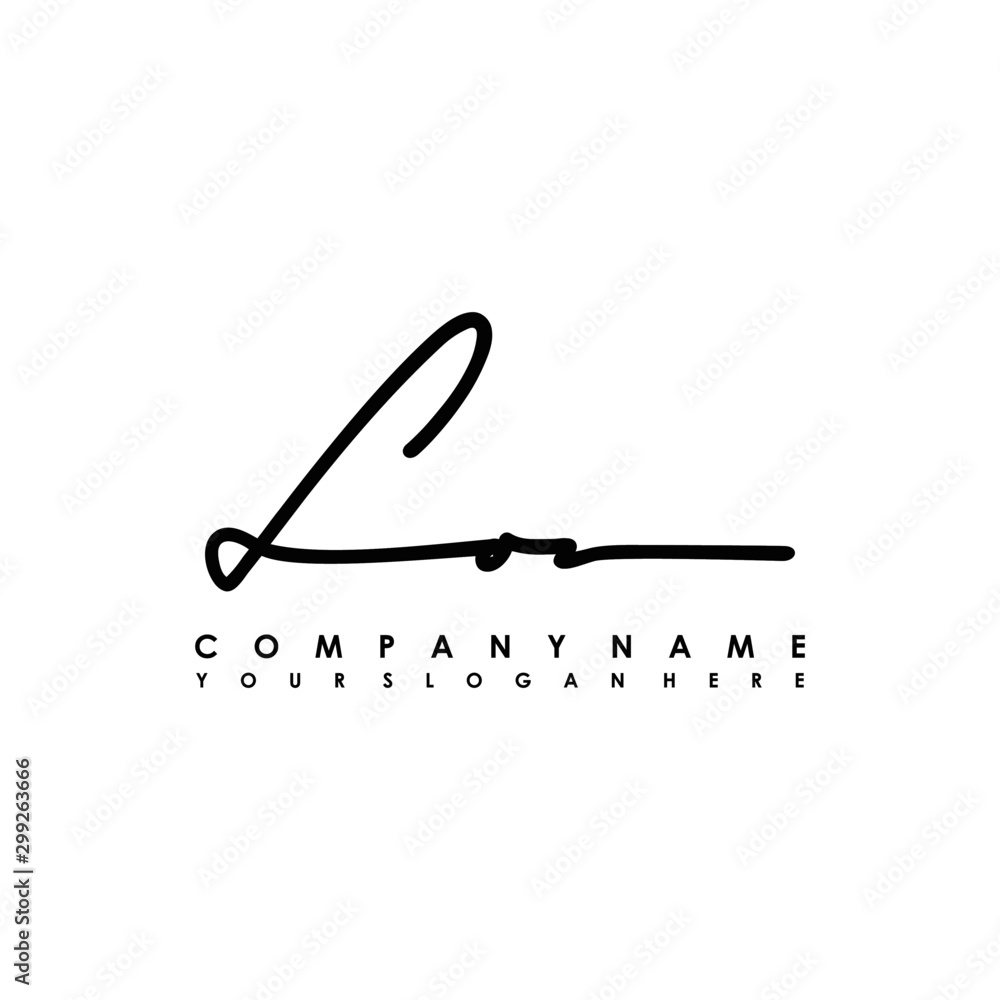 LO initials signature logo. Handwriting logo vector templates. Logo for business, beauty, fashion, signature LO initials signature logo. Handwriting logo vector templates. Logo for business, beauty, fashion, signature