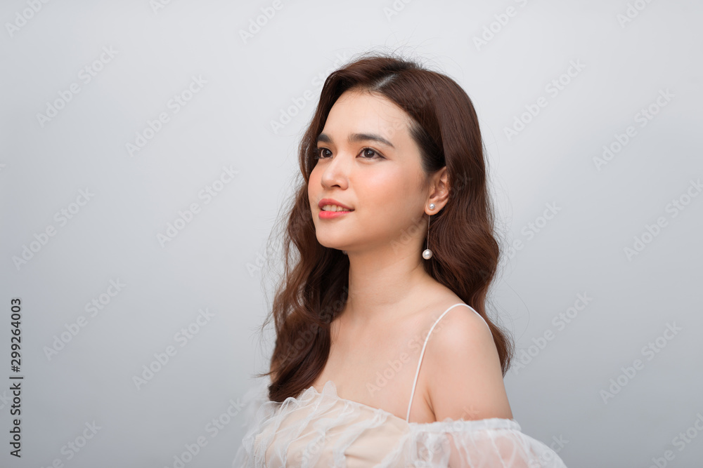 Sexy Asian woman with beauty face and perfect skin Sexy Asian woman with beauty face and perfect skin