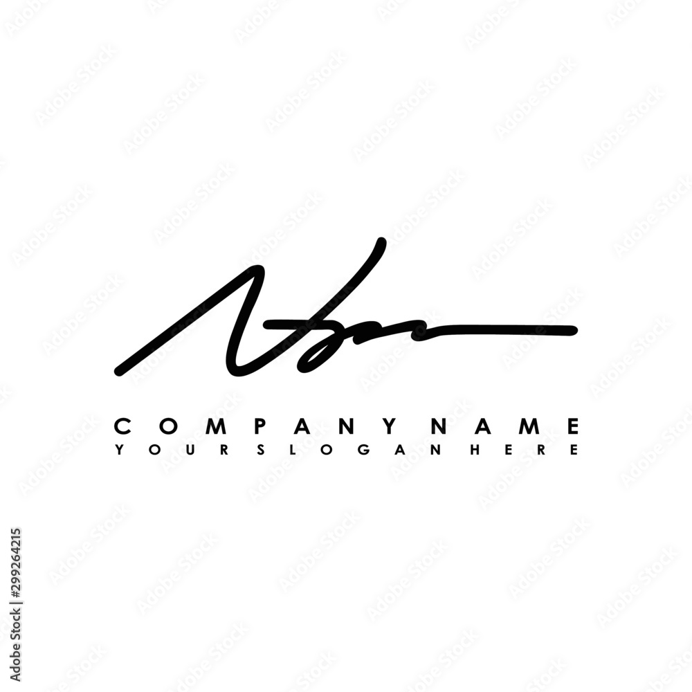 NP initials signature logo. Handwriting logo vector templates. Logo for business, beauty, fashion, signature NP initials signature logo. Handwriting logo vector templates. Logo for business, beauty, fashion, signature