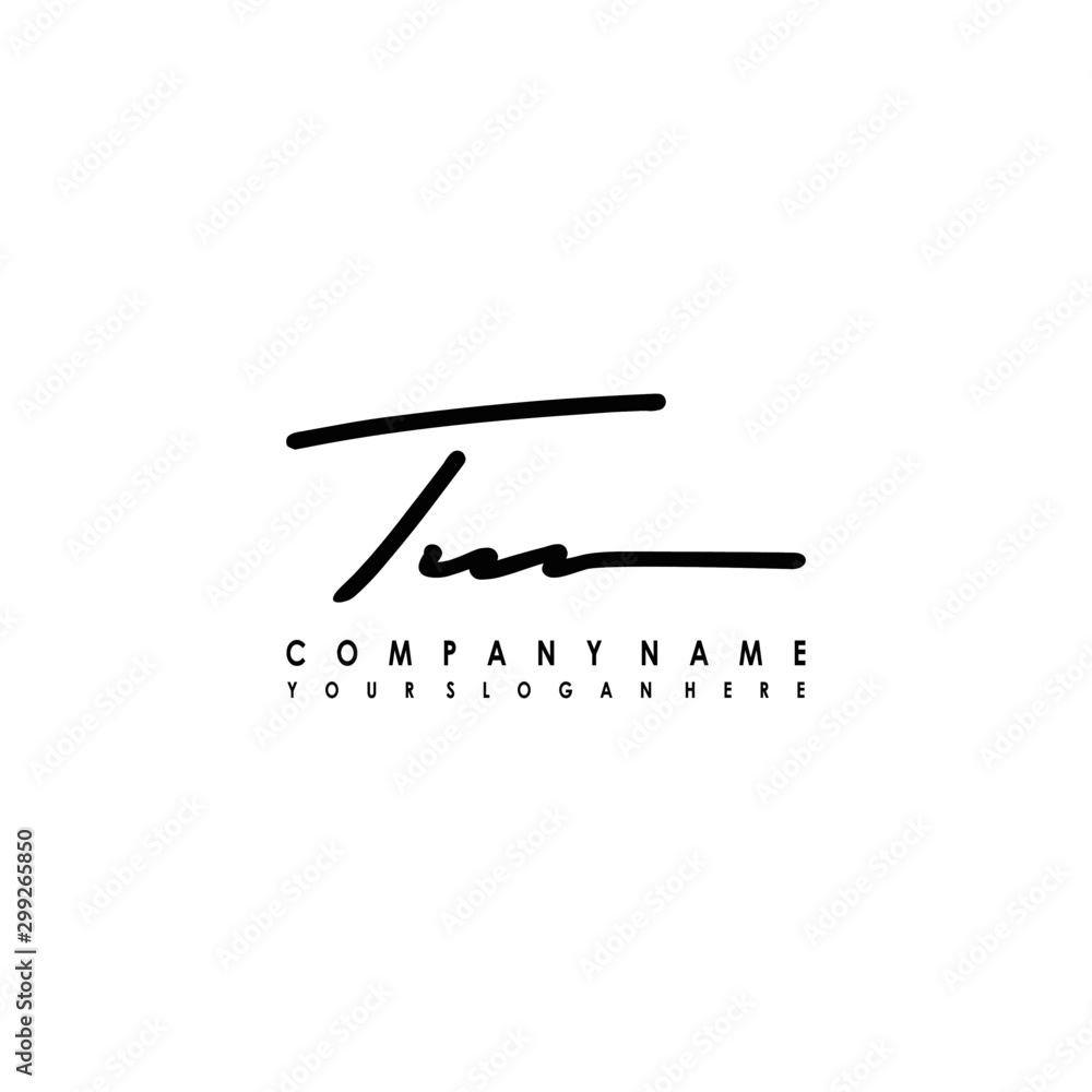 TW initials signature logo. Handwriting logo vector templates. Logo for business, beauty, fashion, signature TW initials signature logo. Handwriting logo vector templates. Logo for business, beauty, fashion, signature
