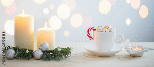 hot chocolate with marshmal...