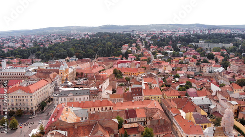 Aerial Image over City of Cluj Napoca, Romania