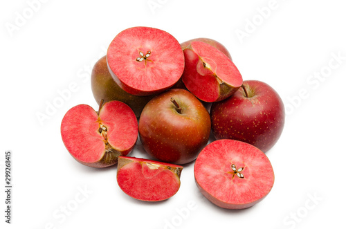 Rot fleischiger Äpfel photo