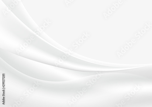 Abstract grey and white tech geometric corporate design background eps 10.Vector illustration