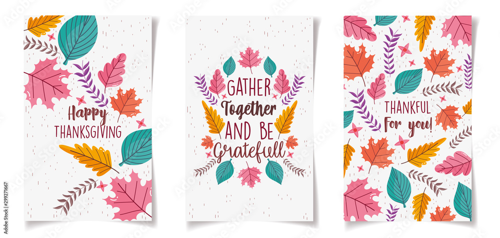 thanksgiving greeting cards leaves foliage thanksgiving greeting cards leaves foliage