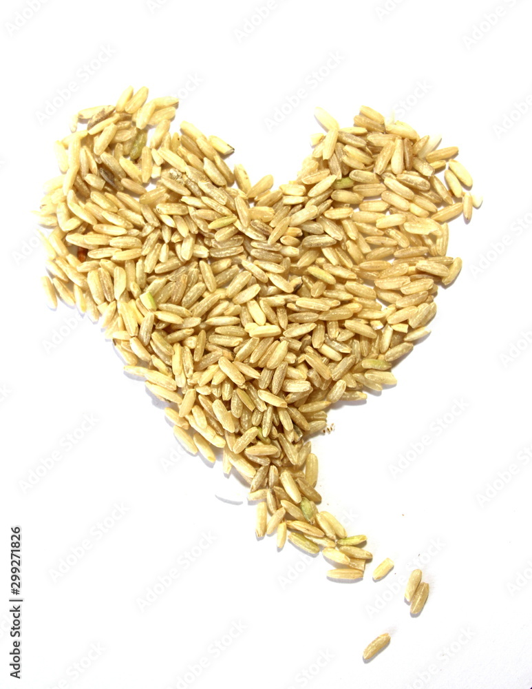Unpolished brown rice. Natural grain. Long Grain Rice Useful product. Dietary food. Wild rice. Unpolished brown rice. Natural grain. Long Grain Rice Useful product. Dietary food. Wild rice.