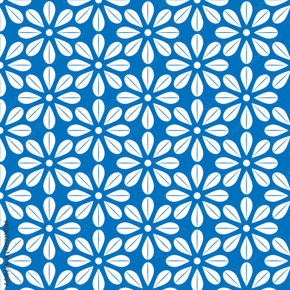Pattern design on blue background Pattern design on blue background