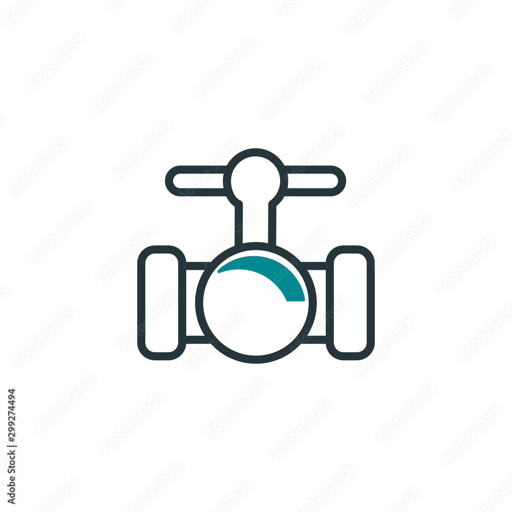 Isolated water tap icon fill vector design Isolated water tap icon fill vector design