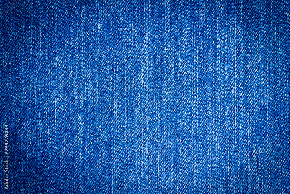 Blue jean texture background - obrazy, fototapety, plakaty 