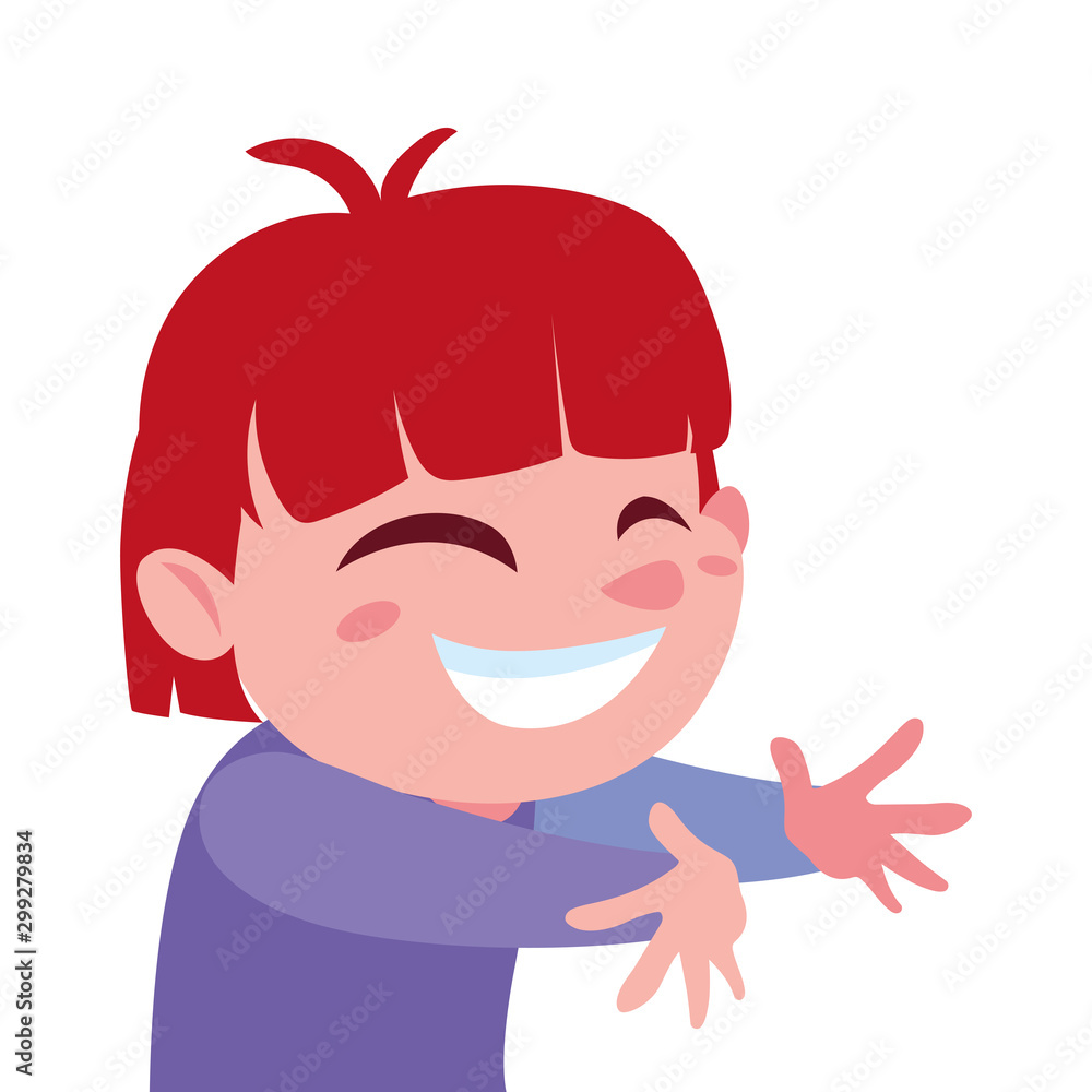 Isolated boy cartoon vector design Isolated boy cartoon vector design