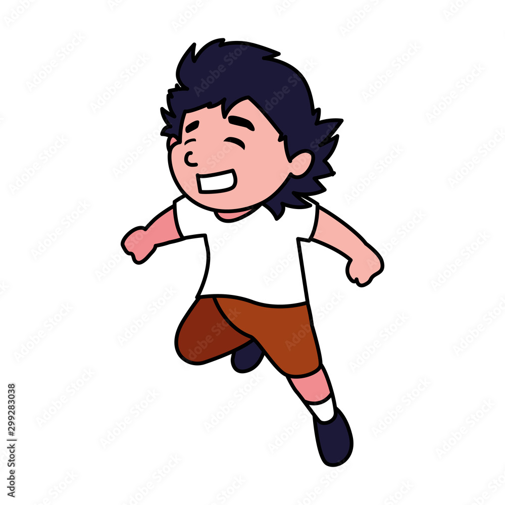 Isolated boy cartoon vector design Isolated boy cartoon vector design