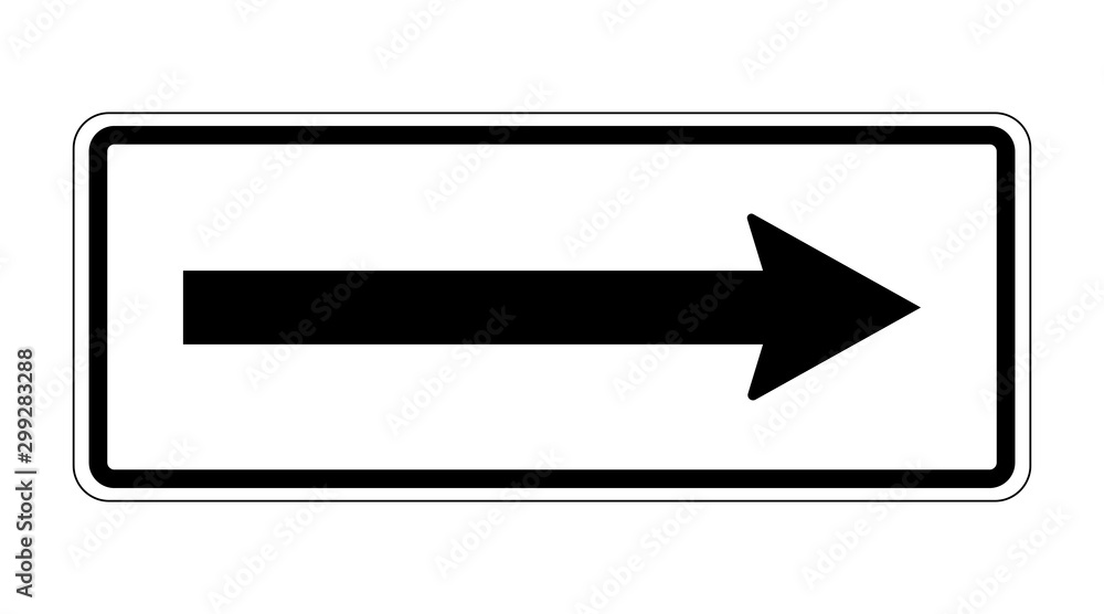 Parking plate black arrow vector illustration Parking plate black arrow vector illustration
